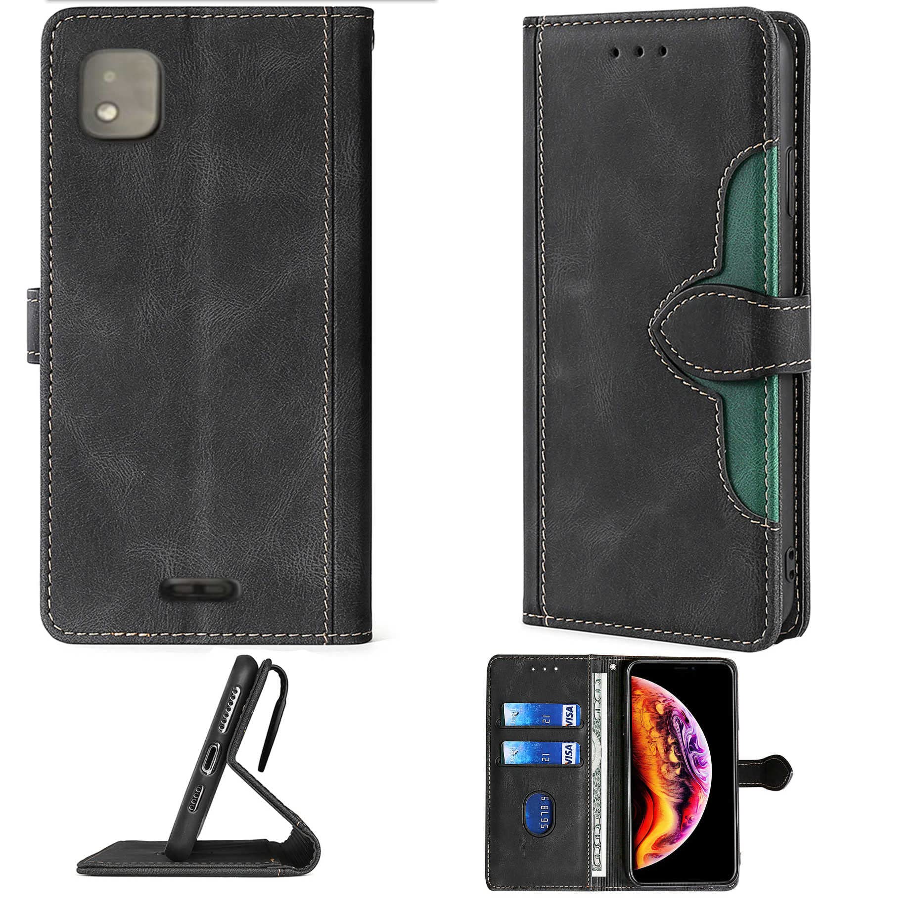 Premium Flip Case for Wiko Life 3 U316AT - PU Leather Wallet Phone Cover with Card Slots & Kickstand | Perfect for Work, Travel, and Hands-Free Viewing