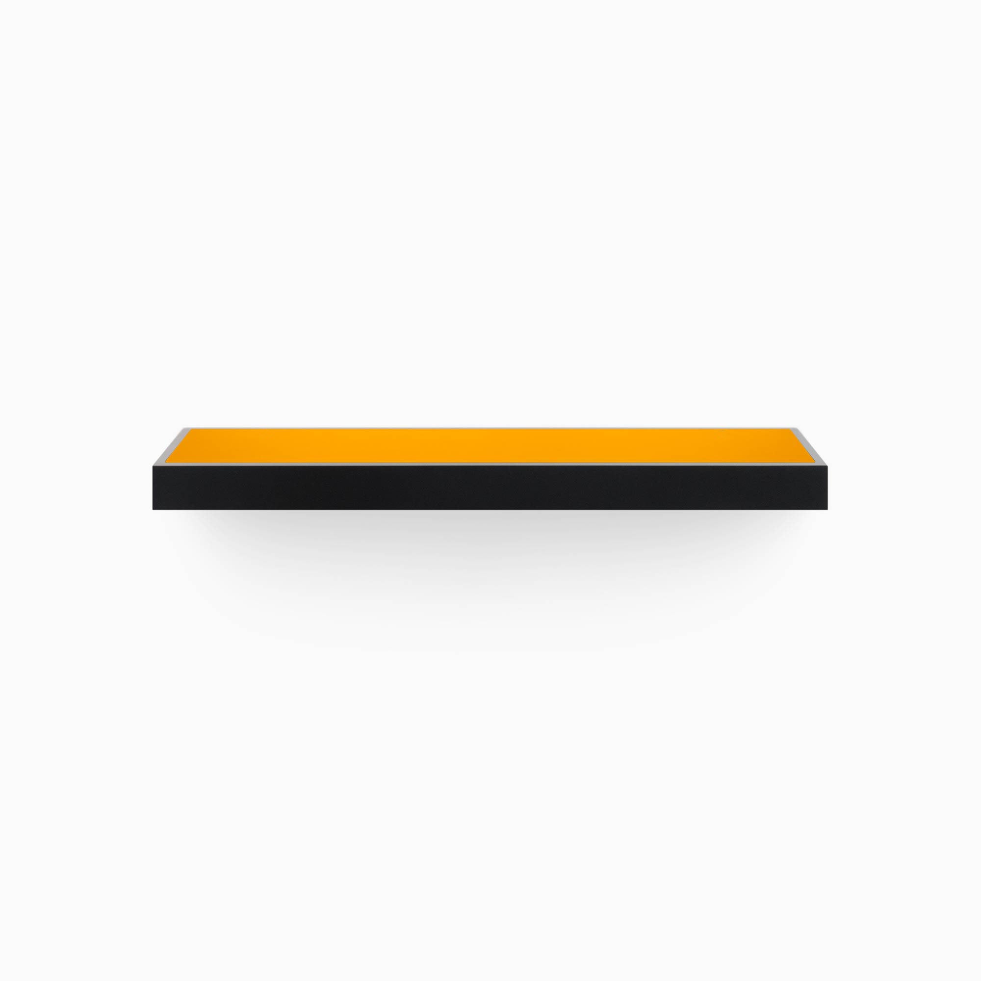 Aksel Inlay Black Floating Shelf - Modern Wall Mounted Storage for Living Room, Bathroom & Kitchen Decor