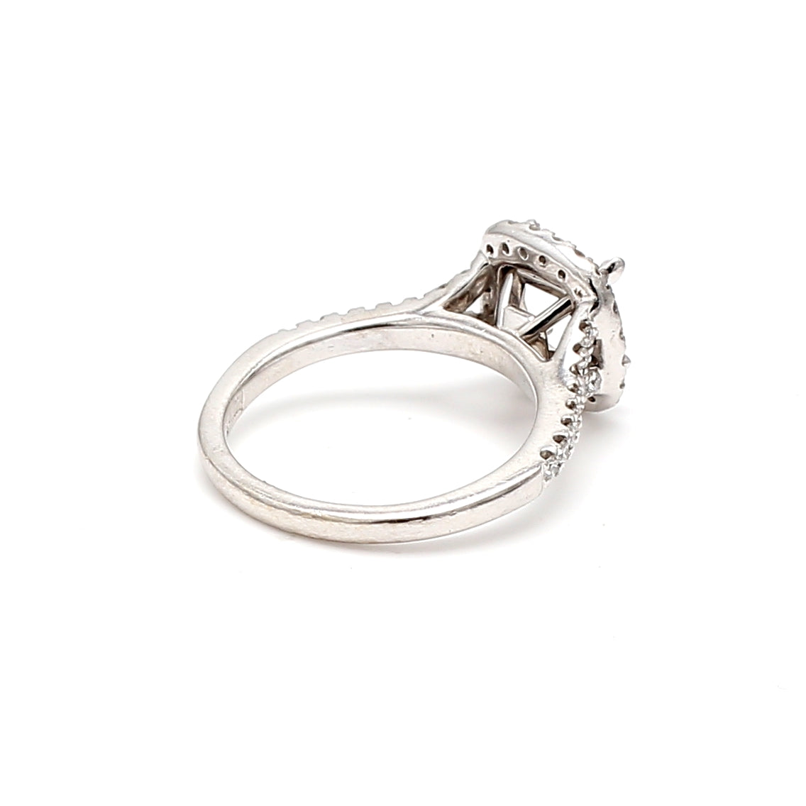 0.35 Carat Round Brilliant H SI1 Diamond Engagement Ring in 14K White Gold Semi Mount Setting - Perfect for Proposals, Weddings & Anniversary Gifts