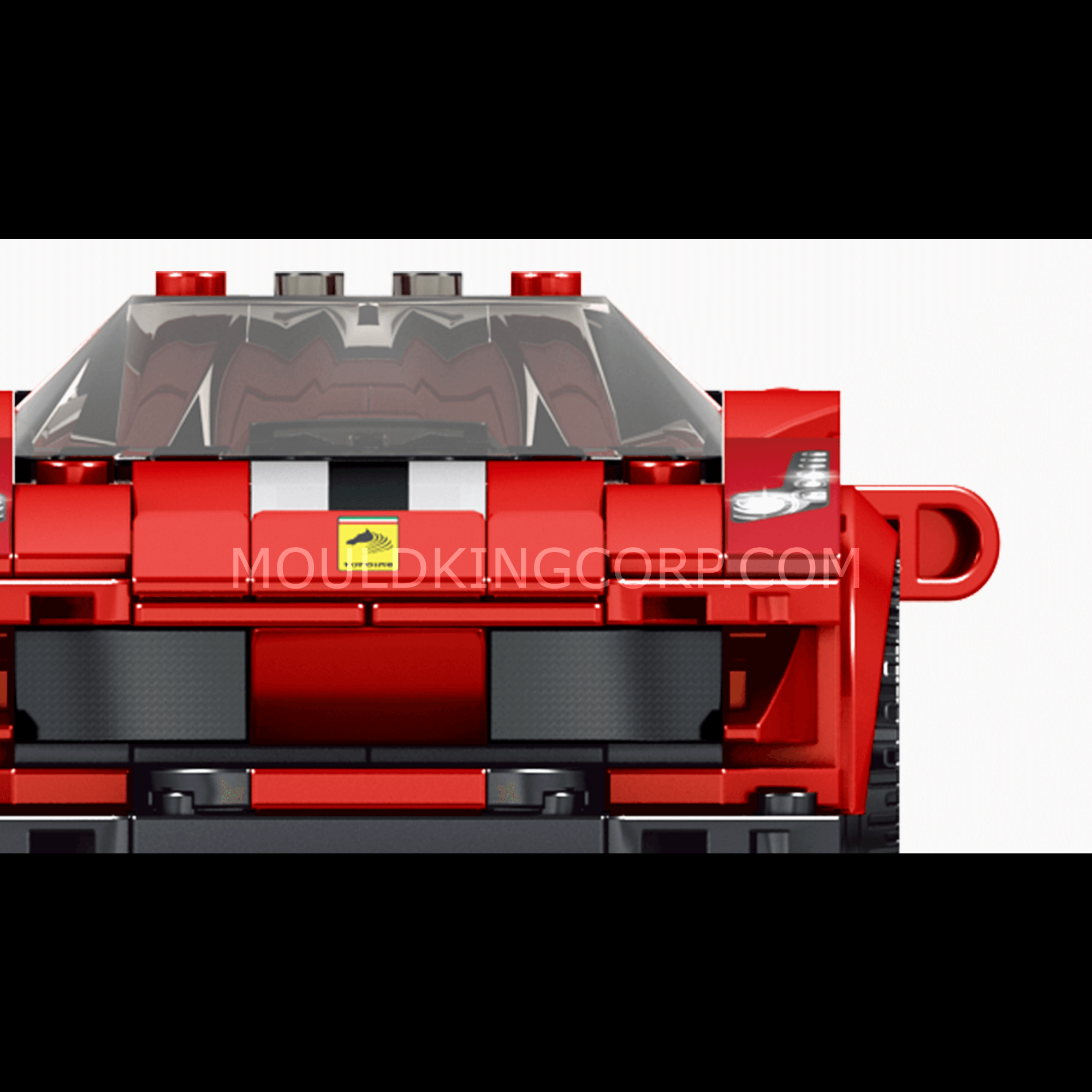 Mould King 27006 488 GTB Mini Sports Car Building Blocks Set - 329 PCS for Kids & Adults, Perfect for Creative Play, STEM Learning & Collectors Display