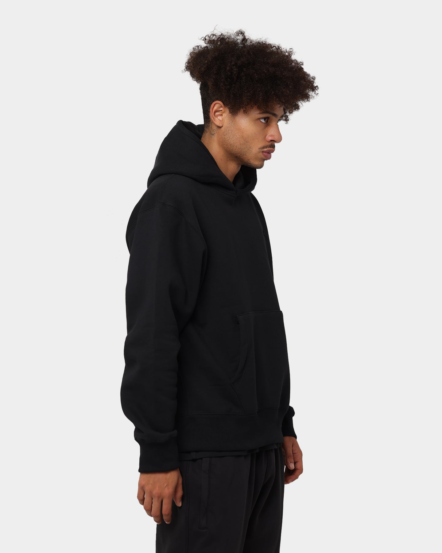 Adidas Adicolour Trefoil Hoodie - Black Men's Pullover Sweatshirt | Casual Streetwear for Gym, Running & Everyday Wear