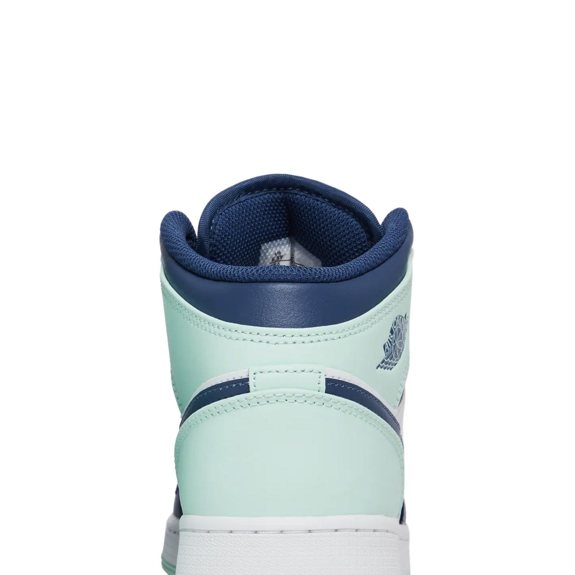 Air Jordan 1 Mid 'Blue Mint' GS Sneakers for Girls (2022) - Comfortable Basketball Shoes for School, Sports & Casual Wear