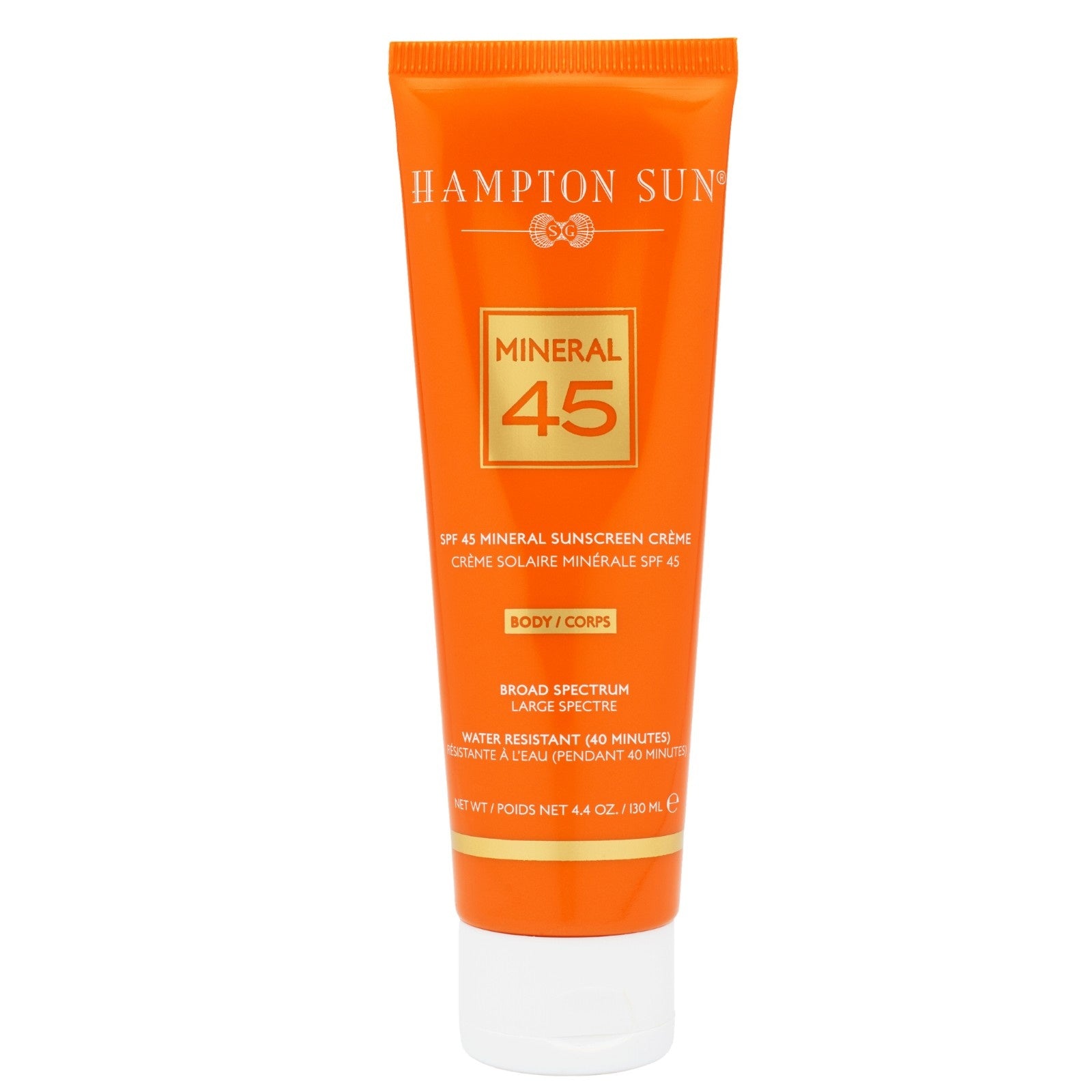 SPF 45 Mineral Sunscreen Cream - 1.7 oz | Natural Zinc Oxide Sunblock for Face & Body | Broad Spectrum UVA/UVB Protection | Water Resistant | Perfect for Beach, Swimming & Outdoor Activities