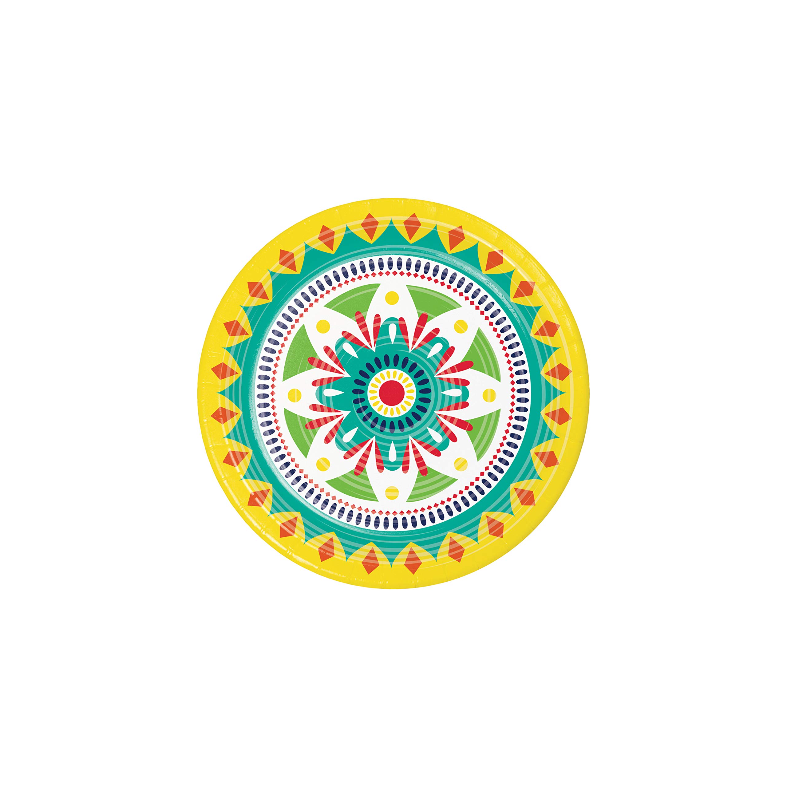 Vibrant Handcrafted Pottery Paper Plates - Set of 8 | Eco-Friendly Disposable Dinnerware for Parties, Picnics & Special Events