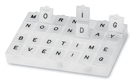 Large Pill Organizer Box - Mediplanner II Weekly Medication Dispenser for Vitamins & Supplements | Perfect for Travel, Home & Daily Use