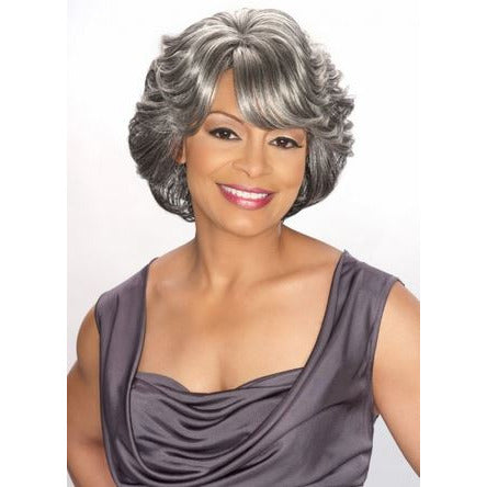 FOXY SILVER LACE WIG COLLECTION - Premium Synthetic Hair Wigs for Women | Natural-Looking Full Lace Wigs for Cosplay, Halloween, and Daily Fashion