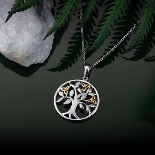 14K Gold Diamond Tree of Life Pendant Necklace for Women - Elegant Spiritual Jewelry Gift for Birthday, Anniversary & Special Occasions