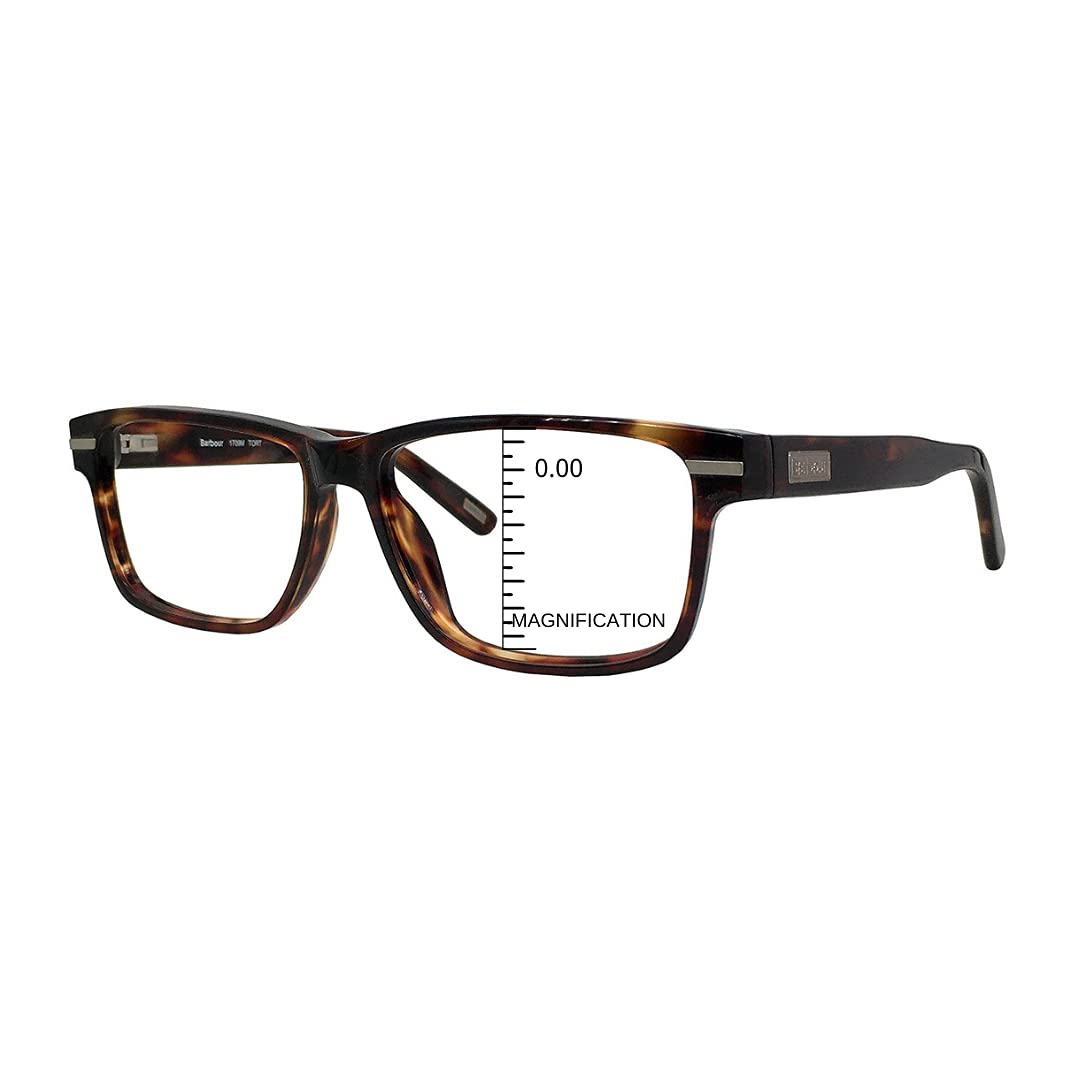 ProEyes Terra Blue Light Blocking Reading Glasses for Men – Progressive Lens 0 Strength Acetate Frames – Computer Glasses for Office & Gaming Use