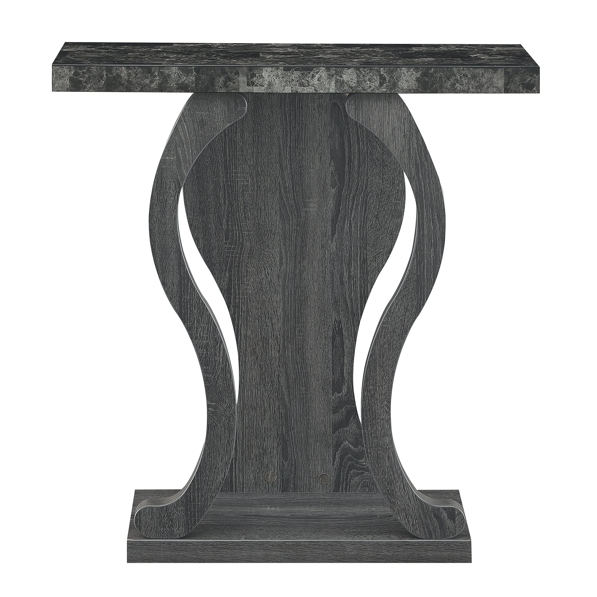 Ergode Newport Terry B Console Table with Shelf - Modern Entryway Sofa Table with Storage Shelf for Living Room, Hallway & Bedroom Decor