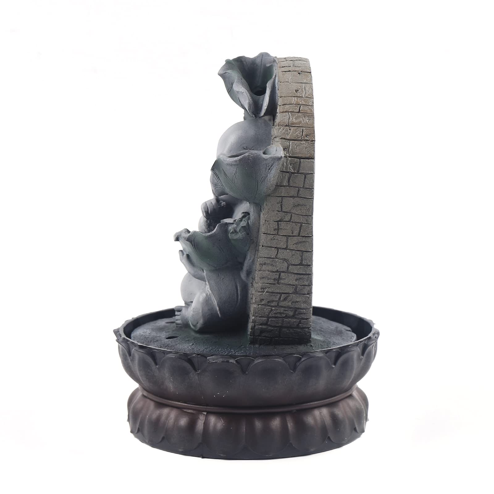 Simple Buddha Decor Waterscape Feng Shui Ornament - Zen Meditation Home & Office Decor, Perfect for Desk, Living Room, Bedroom - Relaxing Indoor Water Fountain for Stress Relief & Positive Energy