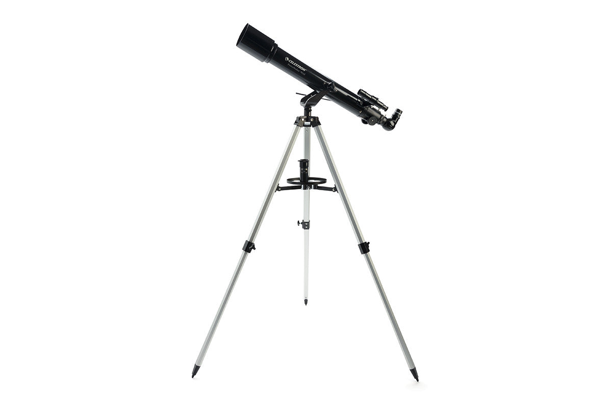 PowerSeeker 70AZ Telescope - 70mm Aperture Refractor Telescope for Beginners & Adults with Adjustable Tripod - Perfect for Stargazing, Moon Observation & Astronomy Learning