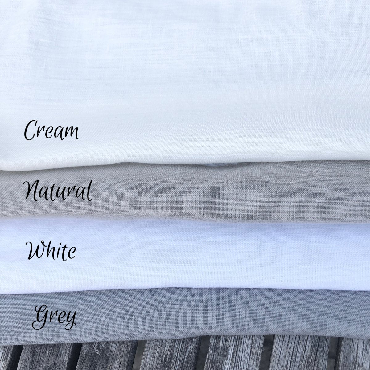Premium Sankey Pure Linen Window & Door Curtain Panels with Double Rod Pockets - Elegant Home Decor for Living Room & Bedroom
