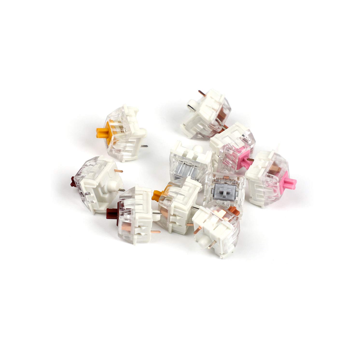 RGB Mechanical Keyboard Switches - Gold/Silver/Copper for Gaming