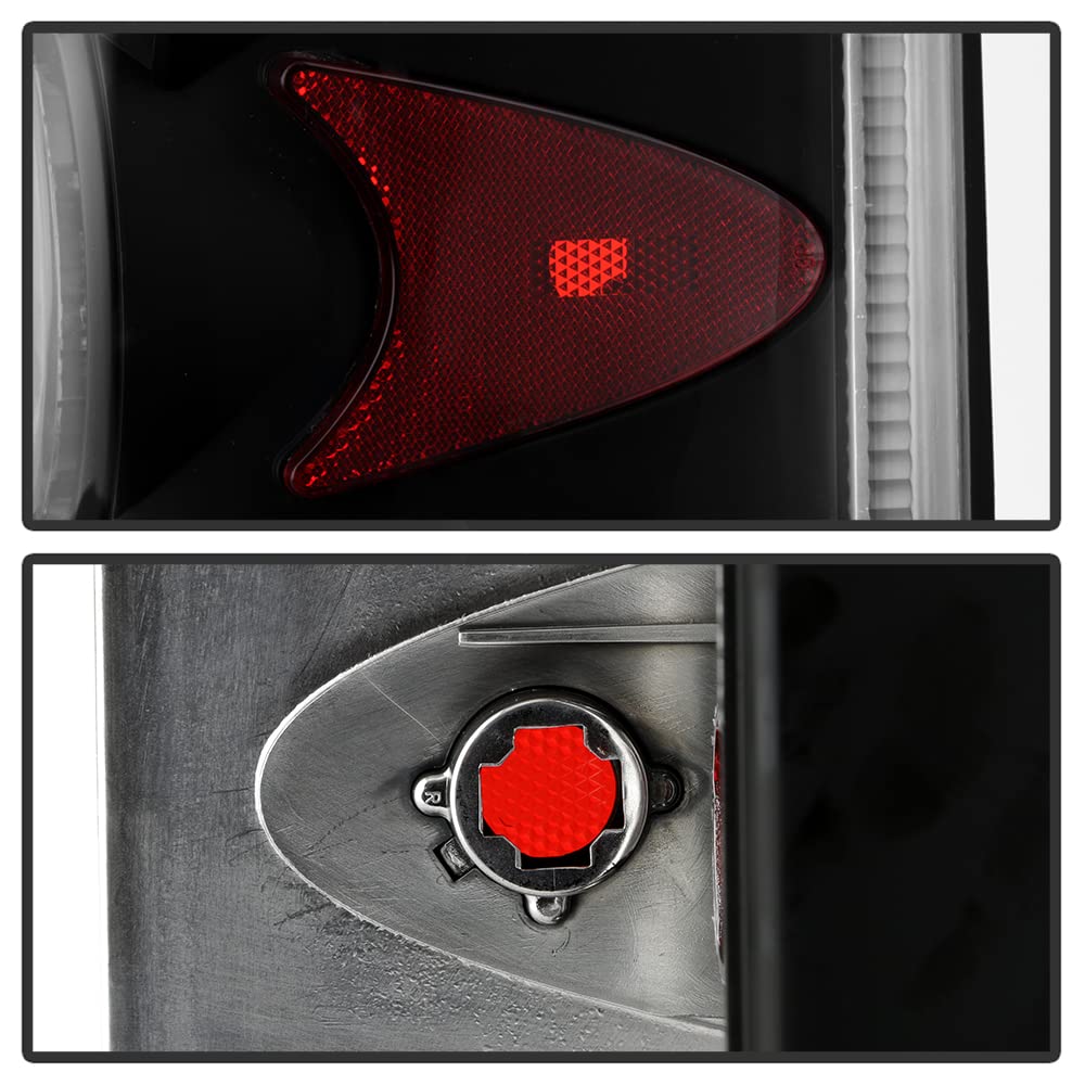 ACANII Jeep Grand Cherokee Tail Lights 1993-1998 - Pair of LED Rear Brake Lamps Replacement Assembly Set for 93-98 Models | Perfect for Off-Roading, Night Driving & Car Restoration Projects