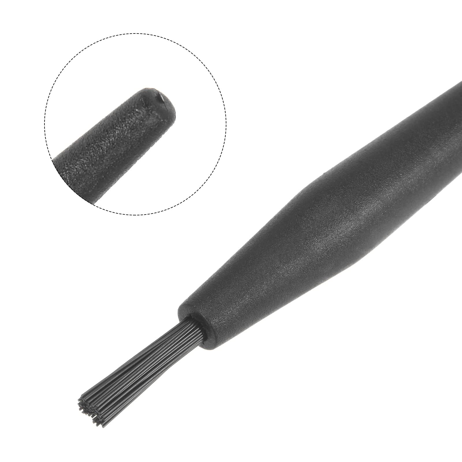 uxcell 4PCS ESD Brush for Electronics - 18x4mm Nylon Bristles for PCB Repair & Keyboard Cleaning