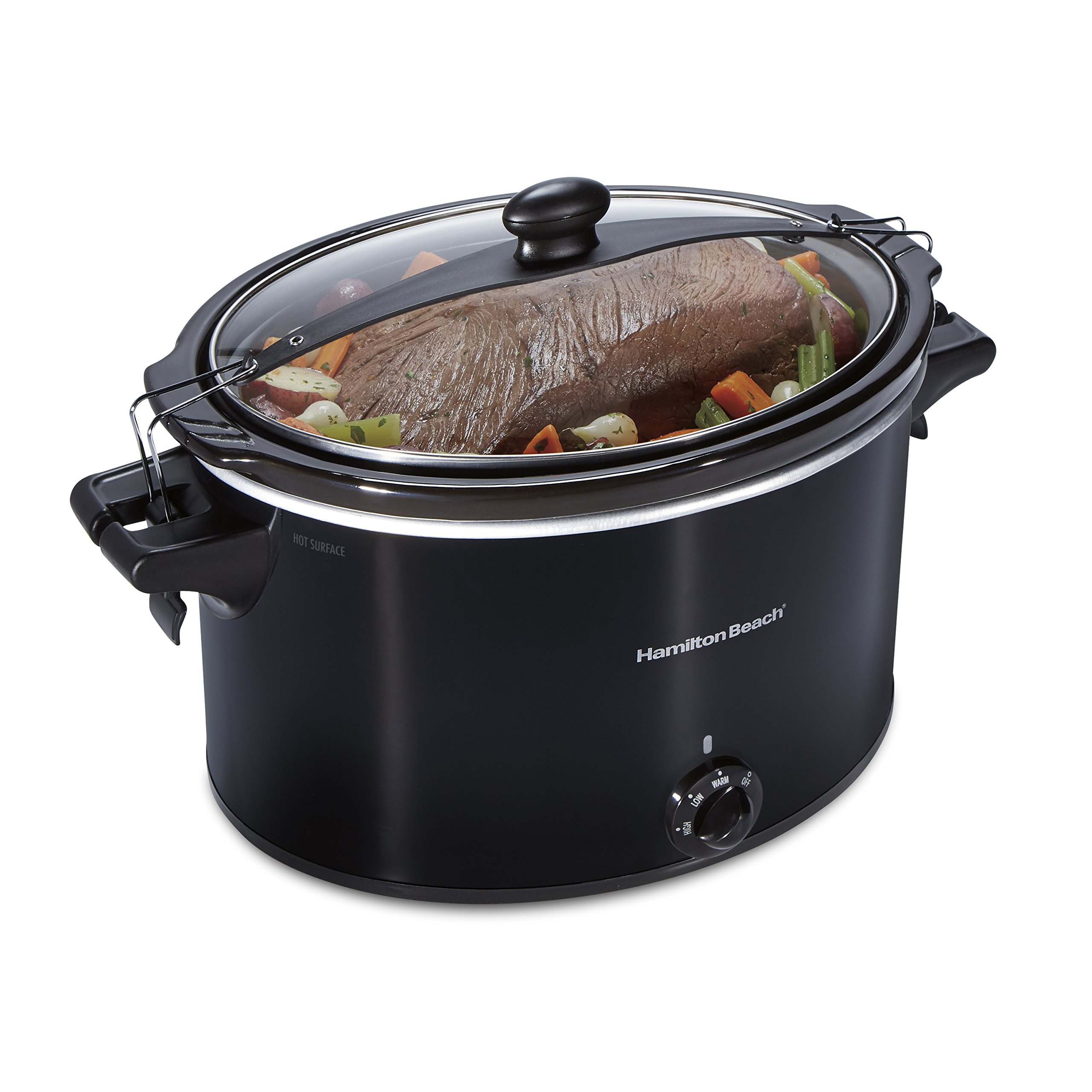 Hamilton Beach 10 Quart & 7 Quart Programmable Slow Cooker Set - Perfect for Family Dinners, Potlucks & Meal Prep