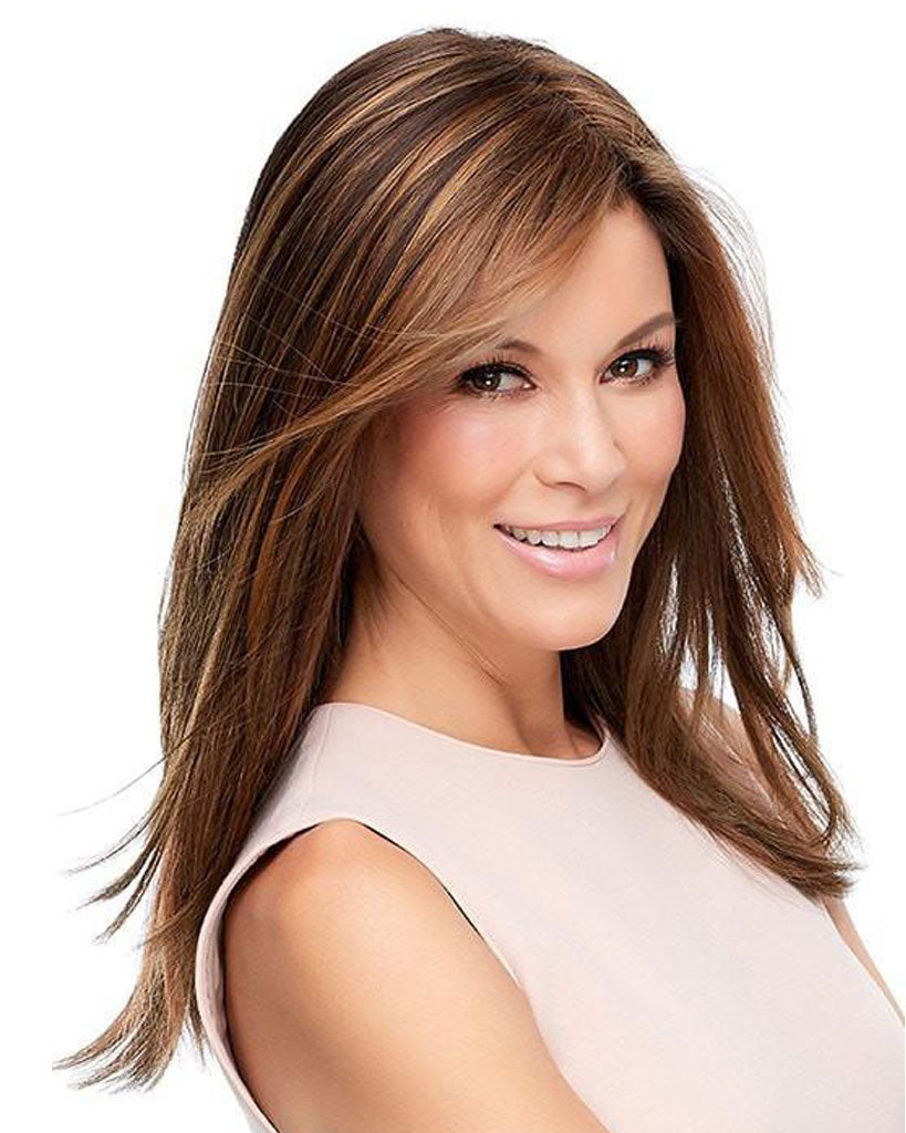 Top Style Synthetic 18 Inch Wig - Natural Looking Human Hair Replacement for Women | Perfect for Cosplay, Daily Wear & Special Occasions