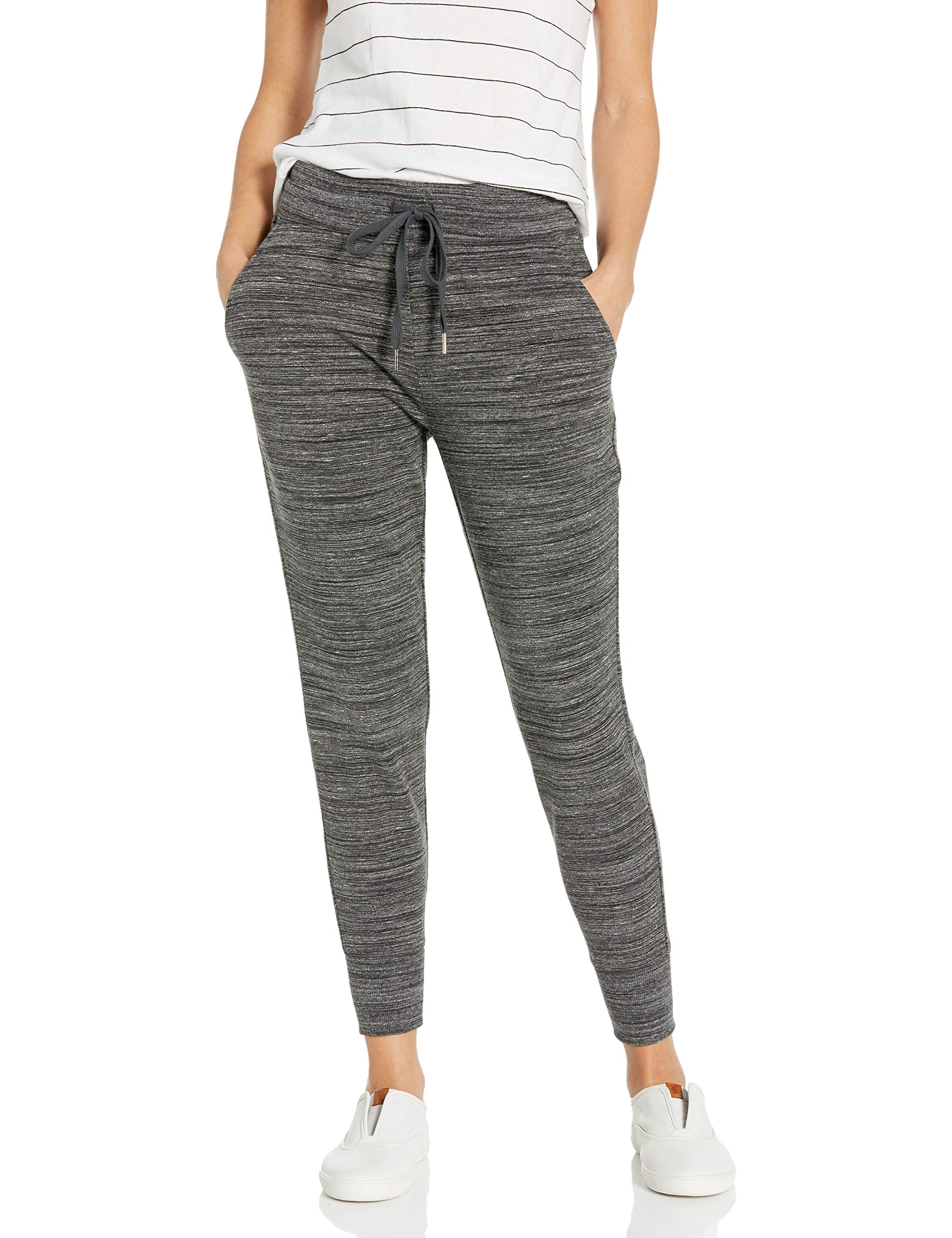 Daily Ritual Women's Terry Cotton & Modal Drawstring Jogger Pants - Soft Lounge Pants for Yoga, Running Errands & Relaxing at Home
