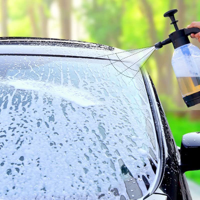 Manual Car Wash Foam Sprayer - 2 Modes & Wide Spray for Auto & Home Cleaning