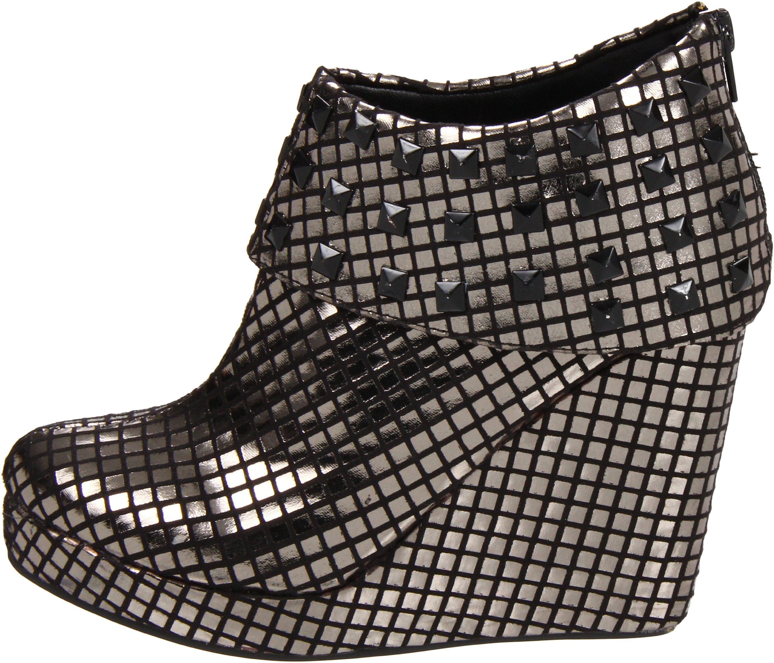Iron Fist Women's Heavy Metal Wedge Pump - Gothic Platform Heels for Concerts, Parties & Night Out | Rocker Chic Fashion Shoes