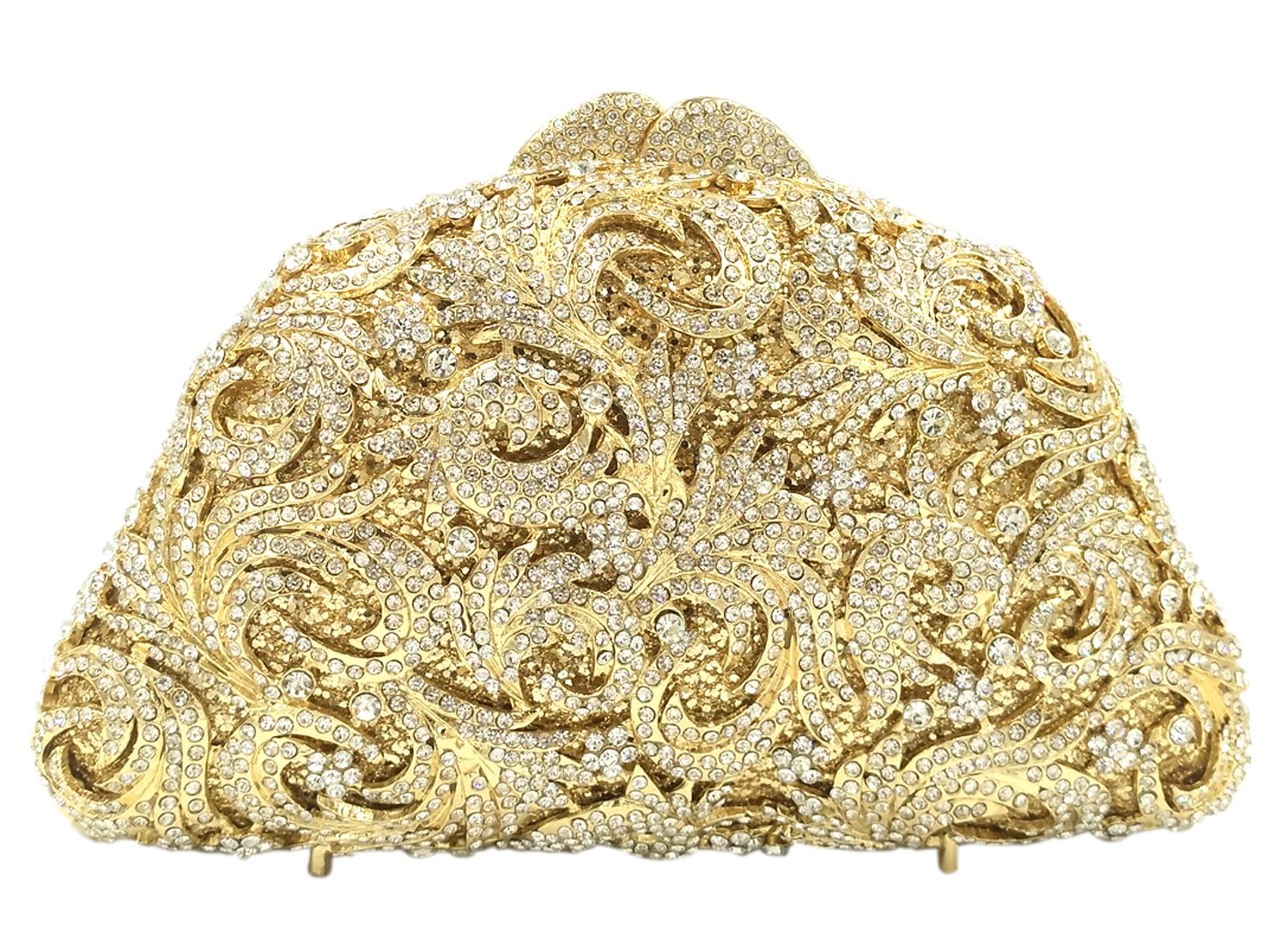 Sparkling Rhinestone Evening Clutch Purse for Women - Elegant Wedding Party Handbag with Chain Strap - Perfect for Prom, Cocktail Dresses & Special Occasions