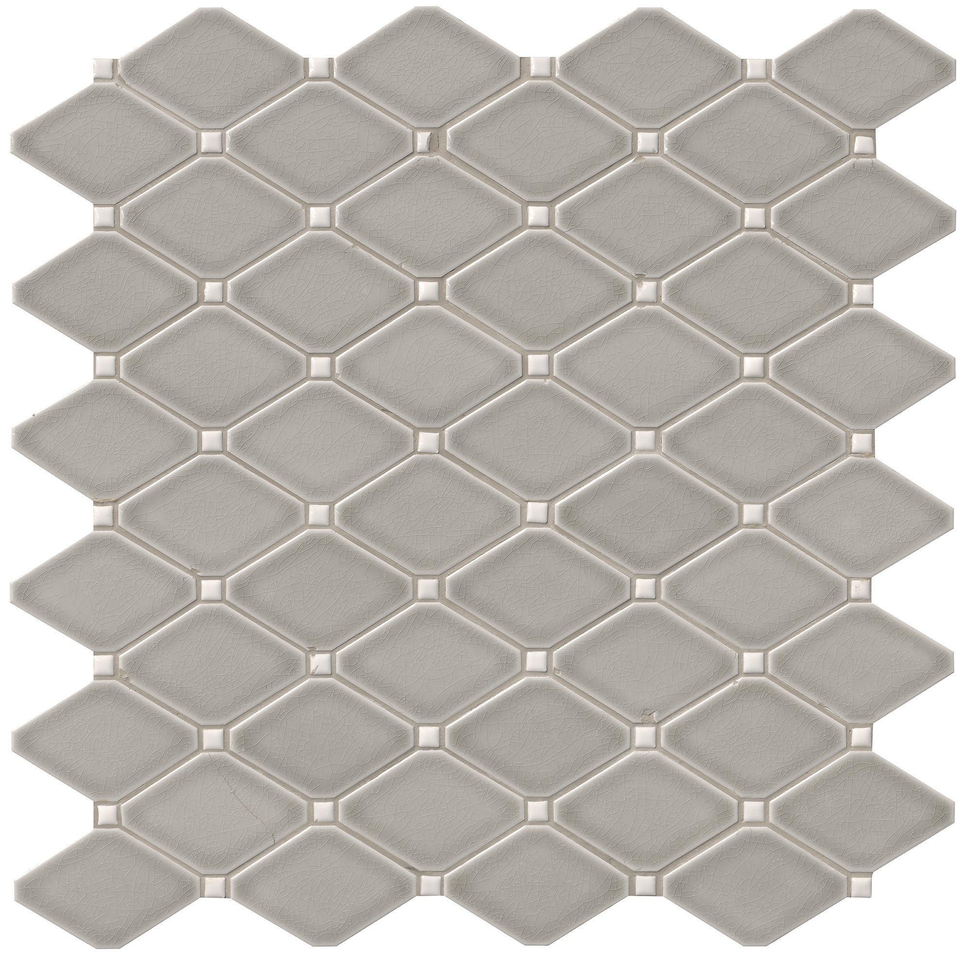 Premium MSI Diamond Dove Gray Glazed Ceramic Tile - 12.28