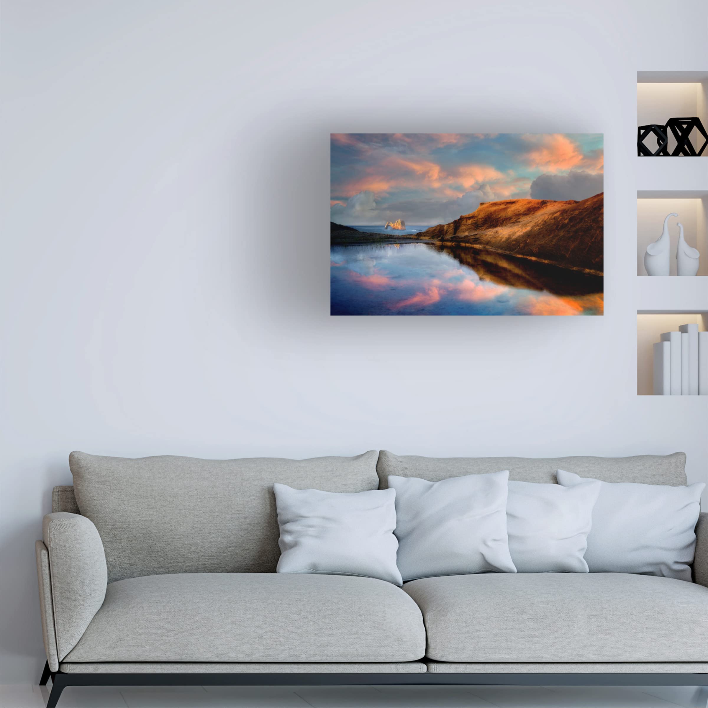 Dennis Frates 'Reflections 3' Canvas Wall Art Print - Modern Home Decor for Living Room, Bedroom & Office - High Quality Fine Art Reproduction
