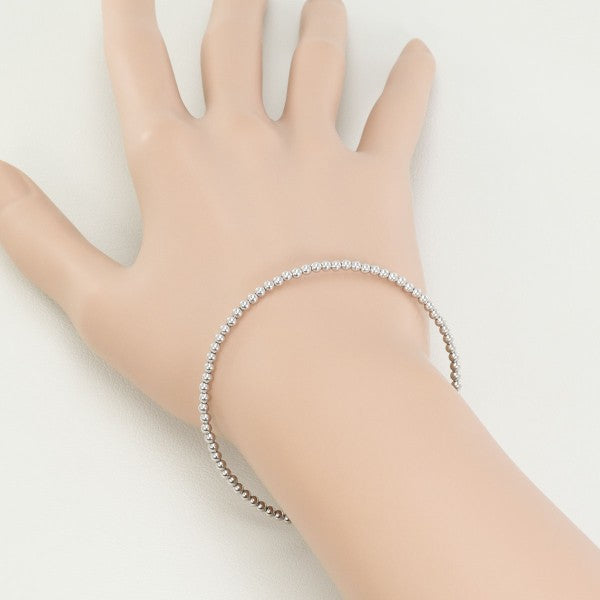 18K White Gold Magnetic Therapy Bracelet for Women & Men - Pain Relief & Wellness Jewelry - Stylish & Comfortable for Daily Wear, Workout, and Meditation
