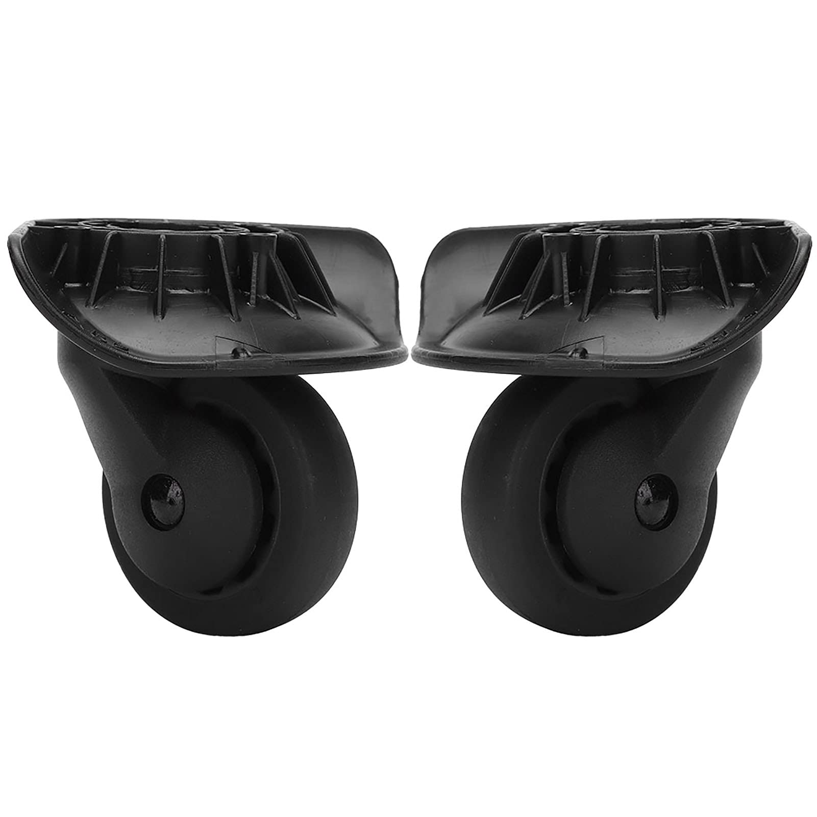 Akozon 2 Pack Universal Mute Single Row Wheel Replacement for Suitcase Luggage - Premium Travel Caster Wheels for Outdoor Equipment - Perfect for Carry-On Bags, Rolling Luggage & Everyday Use