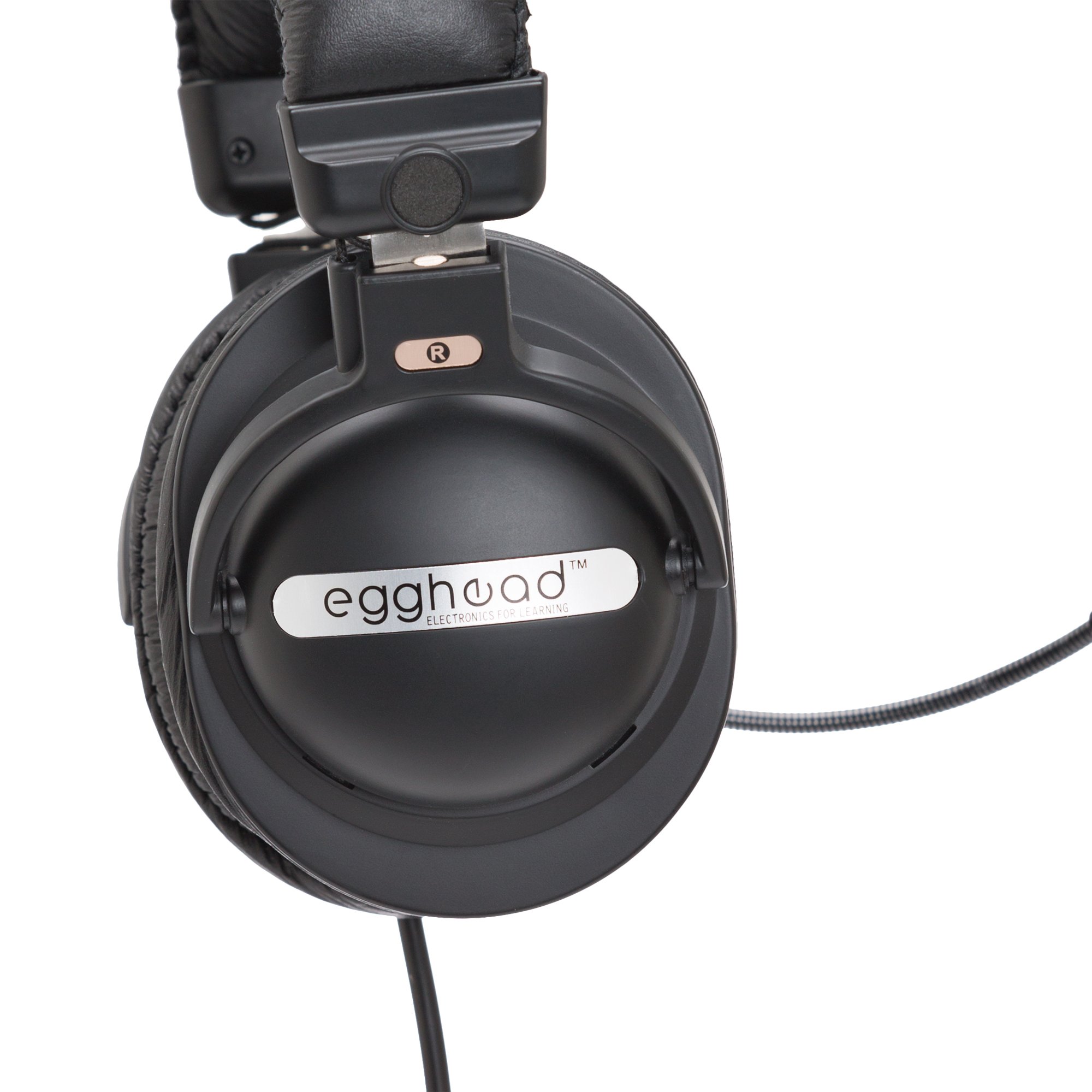 Egghead EGG-IAG-1001TRRS-SO-10 Stereo Headset with Boom Microphone - 10 Pack Black for Call Centers, Gaming & Online Meetings