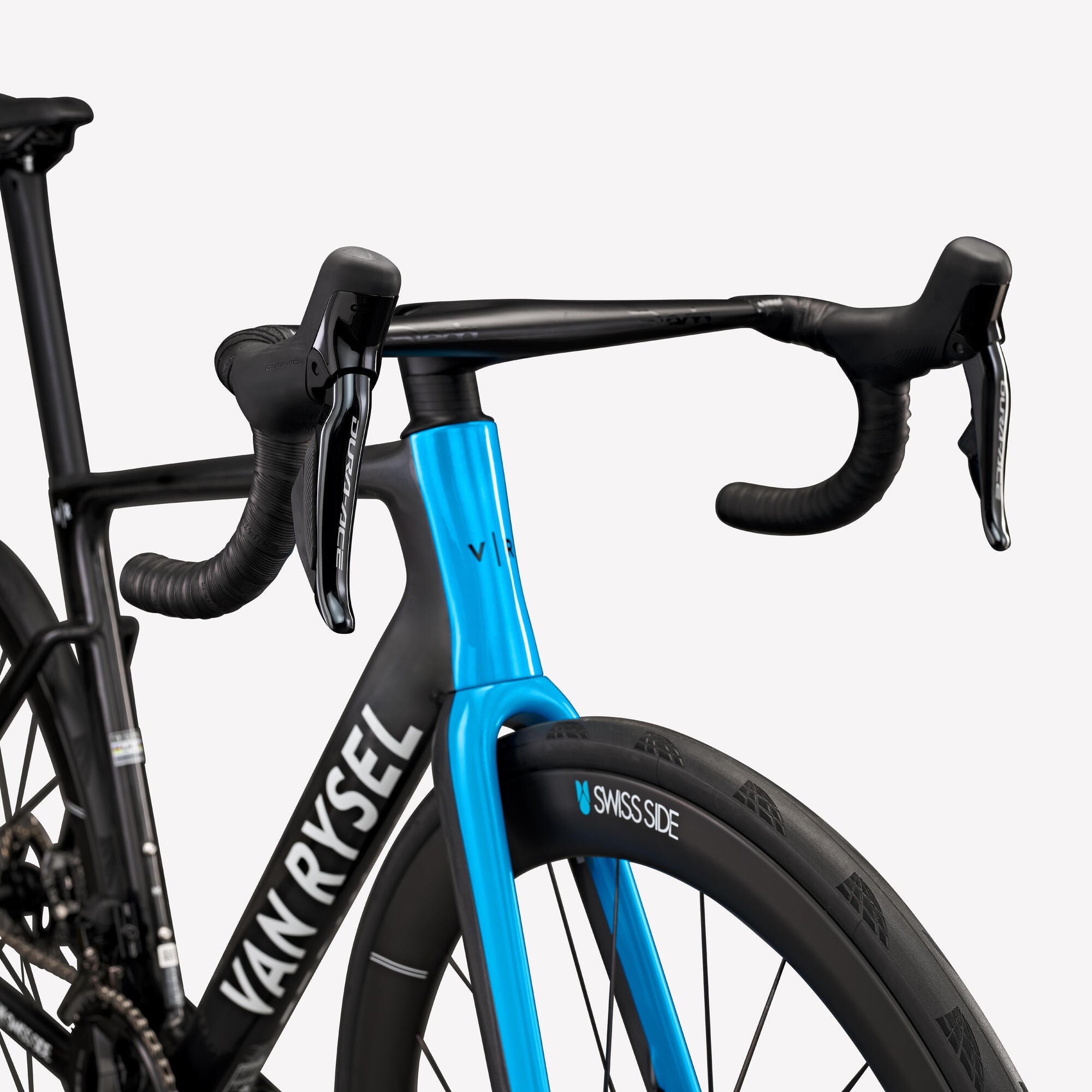 Van Rysel RCR Pro Replica Dura Ace Di2 Road Bike - AG2R Team Edition | High-Performance Carbon Frame for Racing & Endurance Training | Perfect for Competitive Cyclists & Triathletes