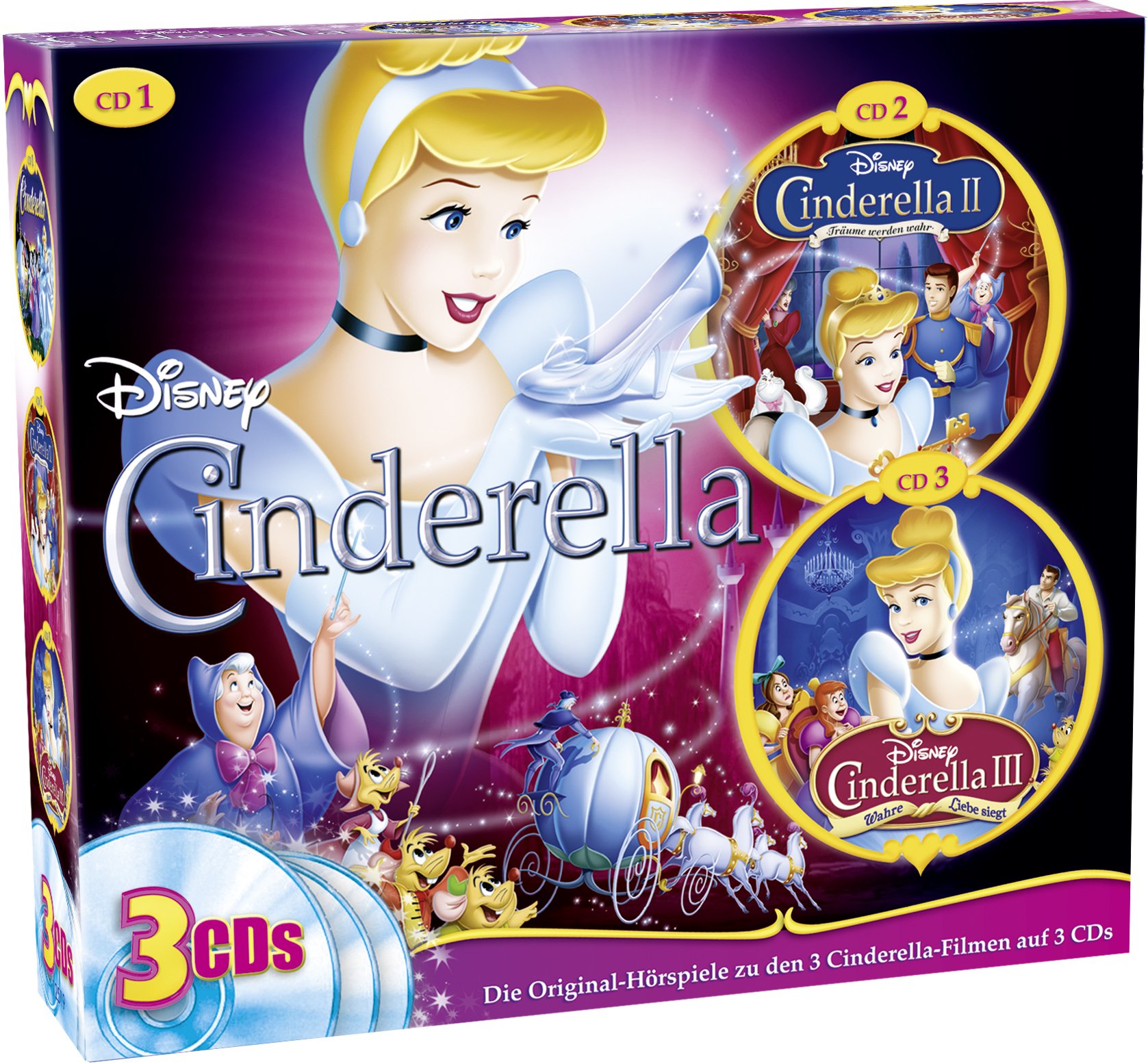 Cinderella Box Set - Books 1-3 | Classic Fairy Tale Collection for Kids | Perfect for Bedtime Stories, Gifts & Home Libraries