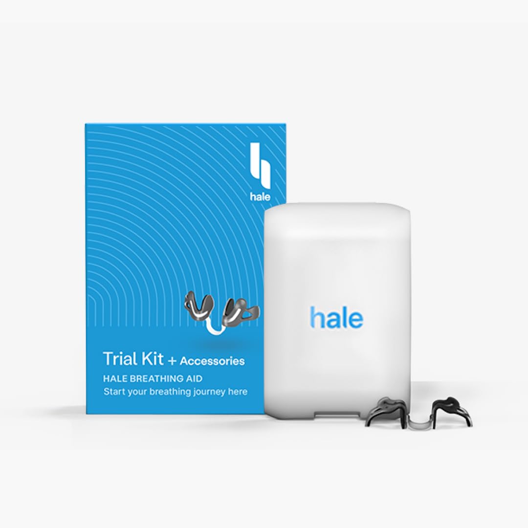 Hale Nasal Breathing Aid Starter Kit - Anti-Snoring Nose Dilator for Nasal Congestion Relief | Improve Sleep & Fitness | Stop Mouth Breathing | Perfect for Nighttime Use, Workouts & Daily Activities