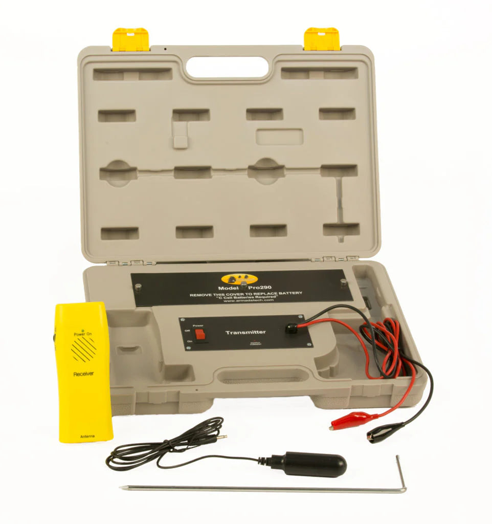 Armada Technologies PRO290 Mini Underground Wire Locator - Professional Cable & Pipe Detector for Home & Construction Use