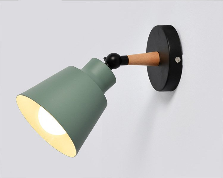 Dina Wall Sconce Light Fixture - Modern Plug-in Wall Lamp with Adjustable Arm for Bedroom, Living Room & Hallway Decor