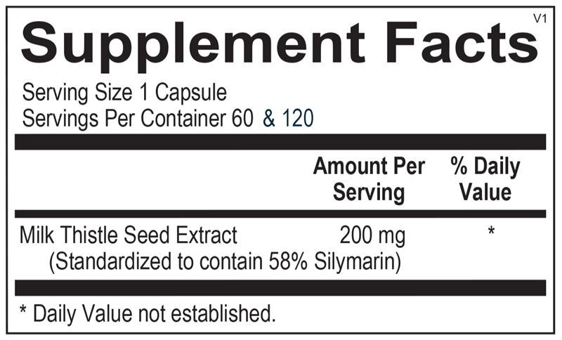Orthomolecular Products Silymarin Forte - Premium Milk Thistle Extract for Liver Support & Detox - Ideal for Daily Wellness & Liver Health Maintenance