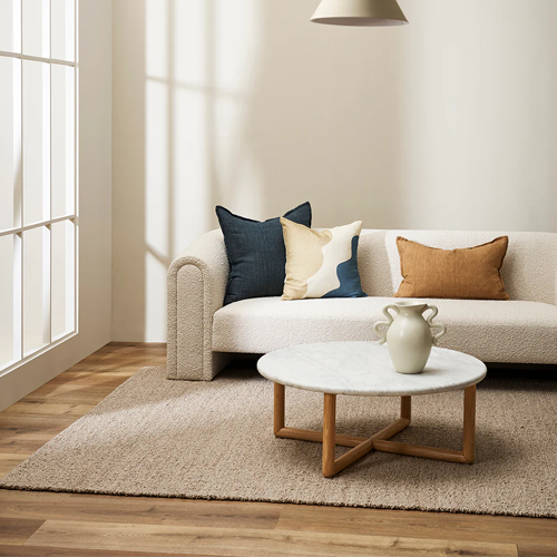 Baya Mt Somers Soft Fawn Floor Rug 250cm x 350cm - Perfect for Living Room, Bedroom & Home Decor