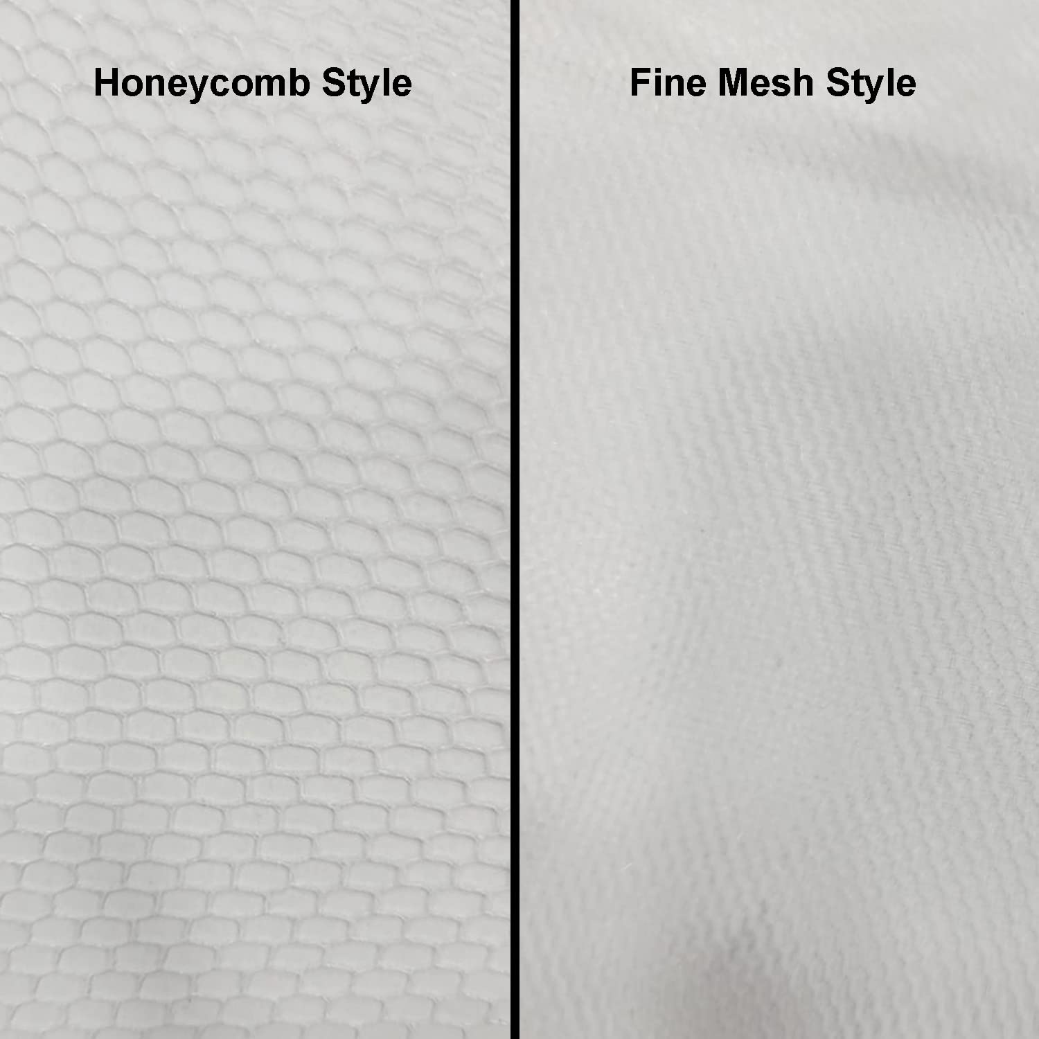 Disposable Honeycomb Nylon Hair Nets - 1000 Pack | Breathable & Comfortable | Black, Blue, Brown, White | 18”, 21”, 24”, 28” Sizes | Perfect for Food Service, Healthcare & Salon Use