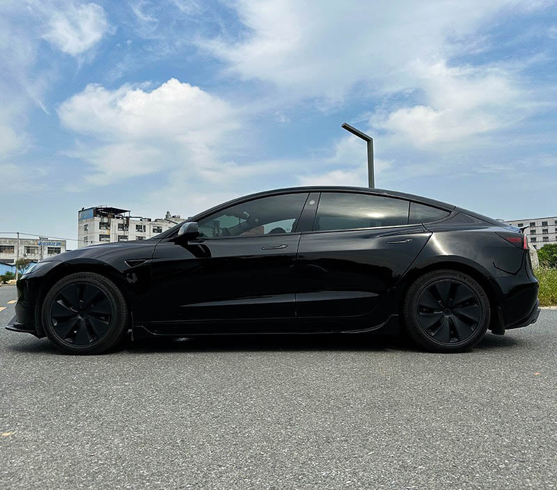 2017-2024 Tesla Model 3 Side Skirts - ABS Plastic Car Body Kit for Enhanced Aerodynamics & Sporty Style | Perfect for Street Racing & Car Shows