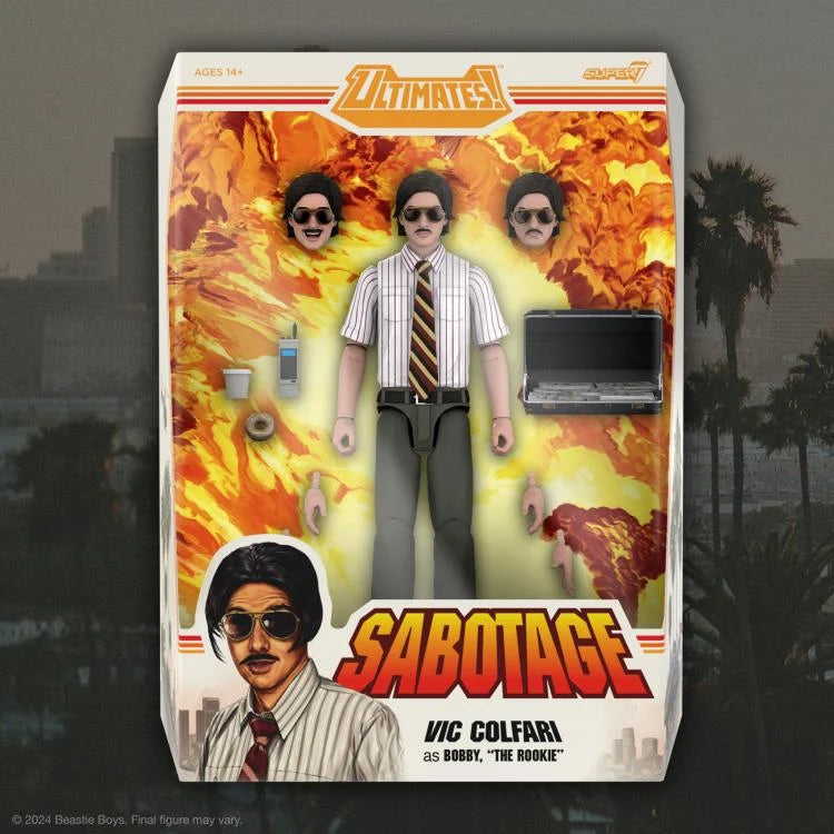 Vic Colfari (Sabotage) Beastie Boys ULTIMATES! Action Figure - Collectible Music Memorabilia for Fans & Display