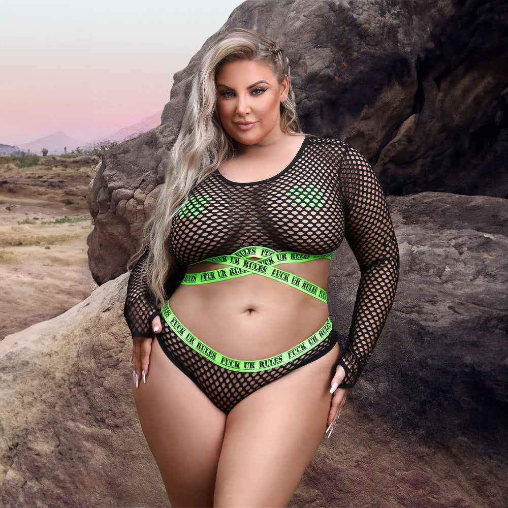 Fantasy Lingerie Set - Sexy Top, Panty & Pasties for Curvy Women | Perfect for Boudoir Photography, Bachelorette Parties & Romantic Nights