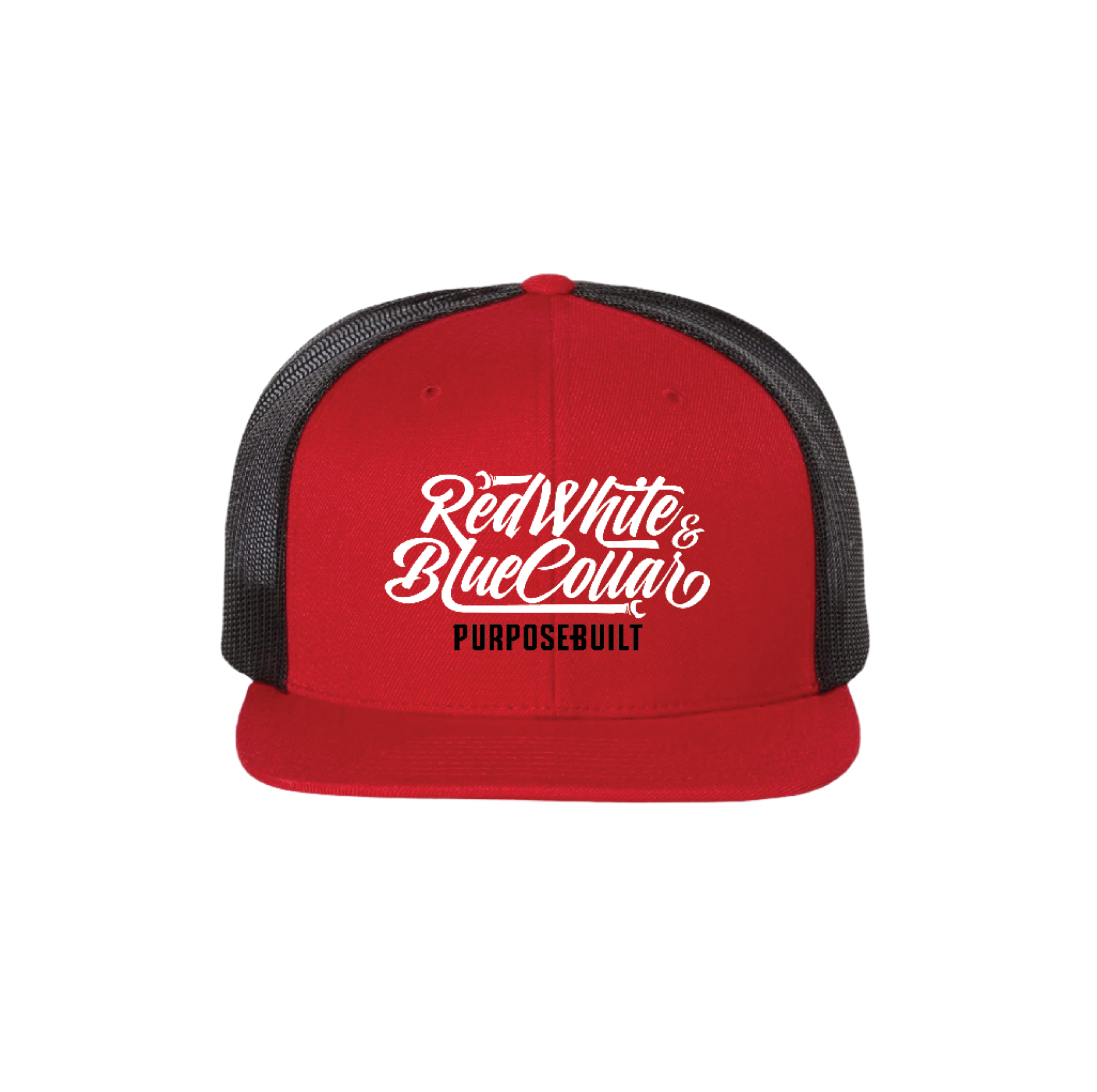 RWBC Snapback Hat - Adjustable Red & Black Baseball Cap for Men & Women - Perfect for Sports, Casual Wear & Outdoor Activities
