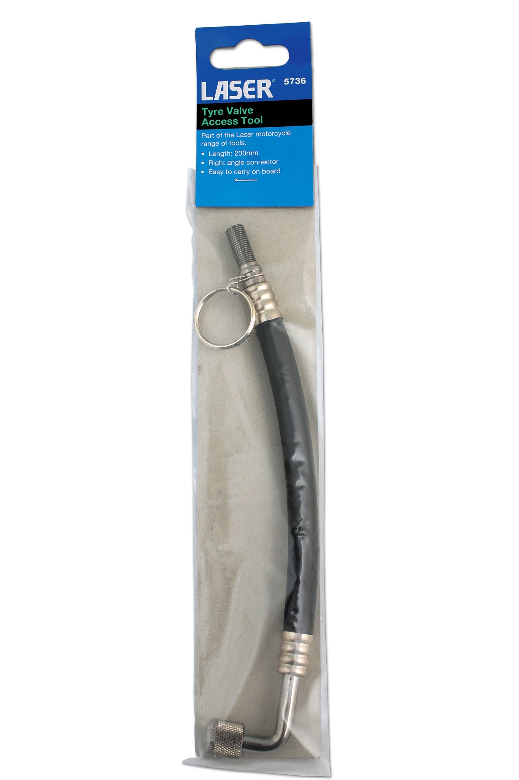 Laser 5736 Tire Valve Access Tool - Professional Tire Valve Core Remover & Installer for Car, Bike, Motorcycle - Perfect for Auto Repair Shops & DIY Tire Maintenance