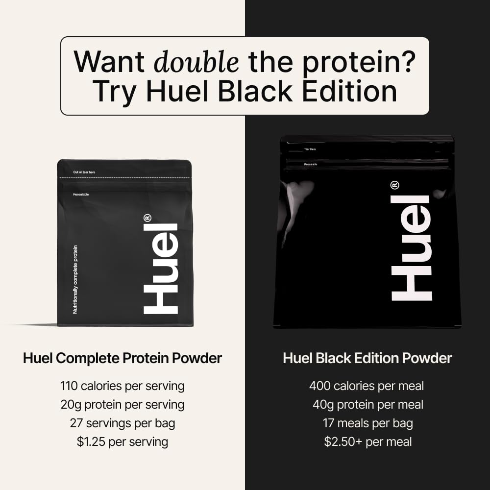 Huel Vegan Protein Powder - Chocolate Fudge Brownie Flavor | 20g Plant-Based Protein per Serving | Complete Nutrition with 27 Vitamins & Minerals | Gluten Free, Non-GMO, Lactose Free | 26 Servings - Perfect for Post-Workout Recovery, Meal Replacement, and Healthy Lifestyle