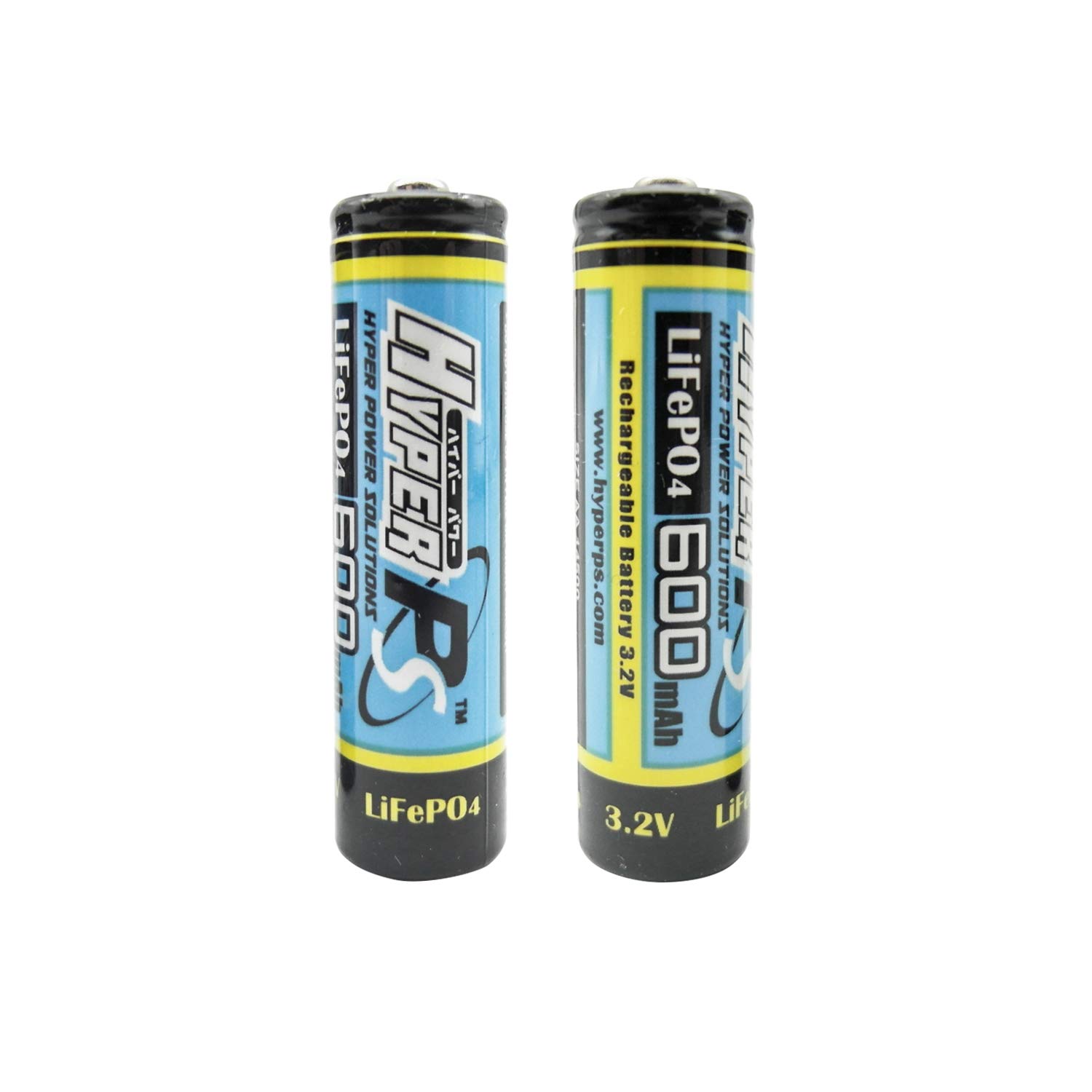 3.2V AA 600mAh Rechargeable Batteries 2-Pack - for Solar Lights, Electric Toothbrushes, Shavers & Flashlights | Long-Lasting Power for Home, Outdoor & Emergency Use