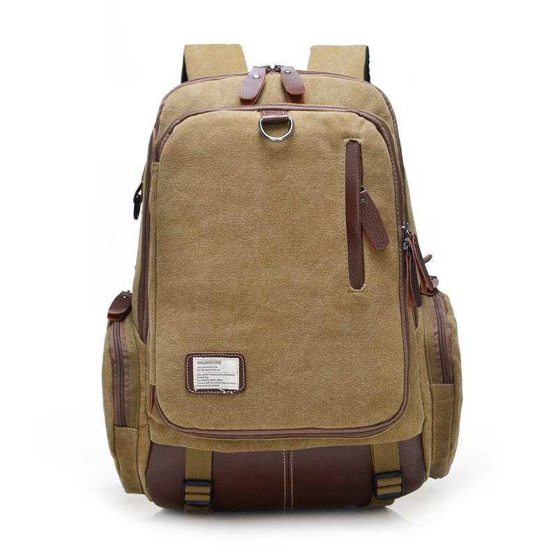 Durable 16-Inch Canvas Laptop Backpack for Travel & Work | Water-Resistant College School Backpack | Perfect for Commuting, Business Trips & Daily Use
