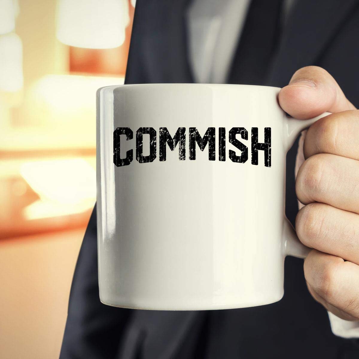 Fantasy Football Commissioner Cup - 11Oz Hilarious Mug for Football Lovers, Best Friend Birthday Gift Idea, Perfect for Game Day, Office, or Home Use
