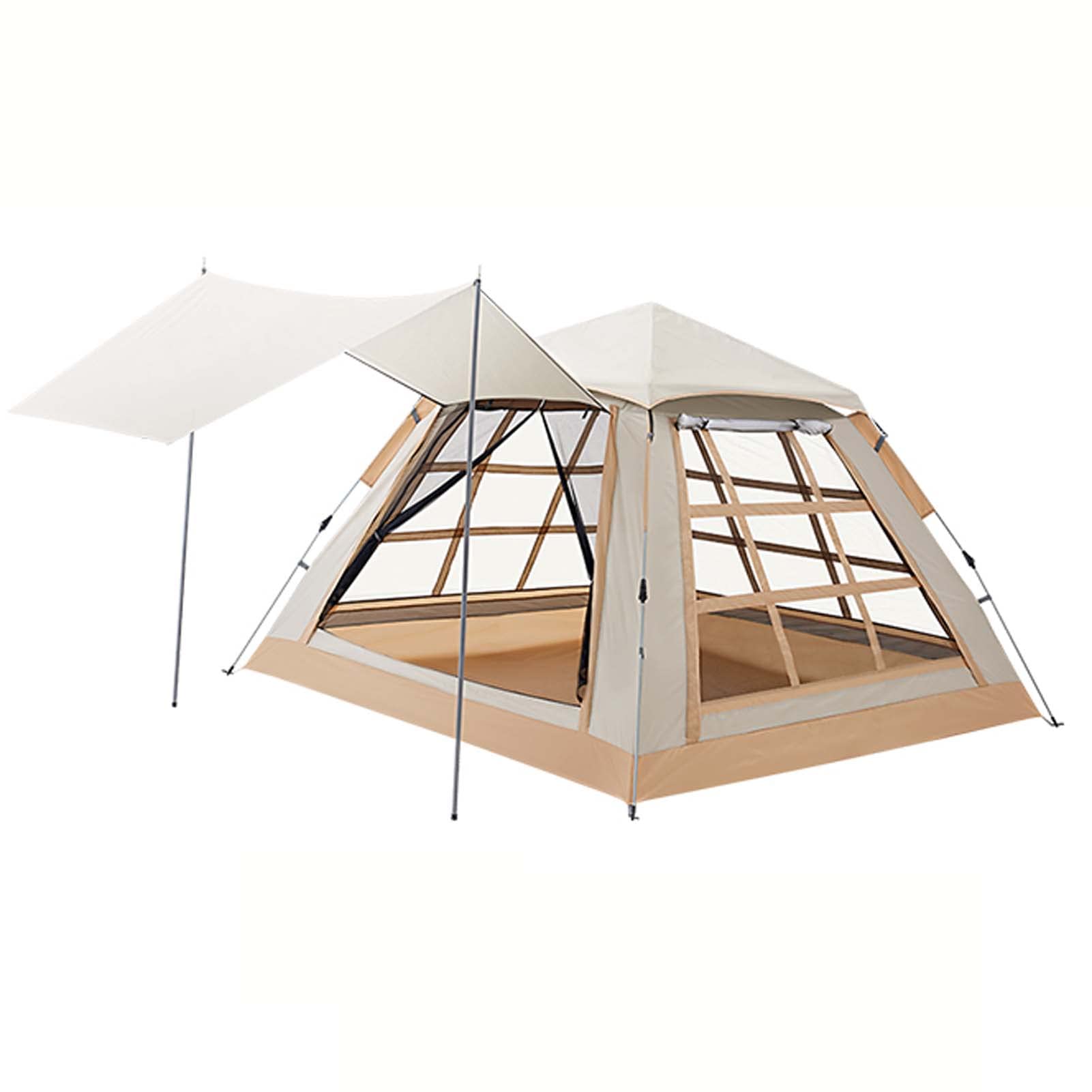 3-4 Person Ultra Lightweight Instant Pop Up Tent - Waterproof & Automatic Setup for Camping, Hiking, Backpacking & Outdoor Adventures | Perfect for Family Camping Trips & Weekend Getaways