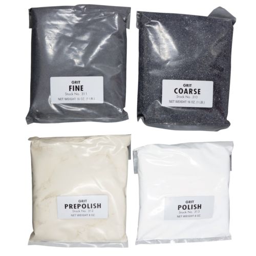 Thumlers Tumbler 3 lb. Rock Polishing Grit Kit - Includes All Grit Types for Professional Stone Tumbling - Perfect for Jewelry Making, Lapidary & Rock Hobbyists