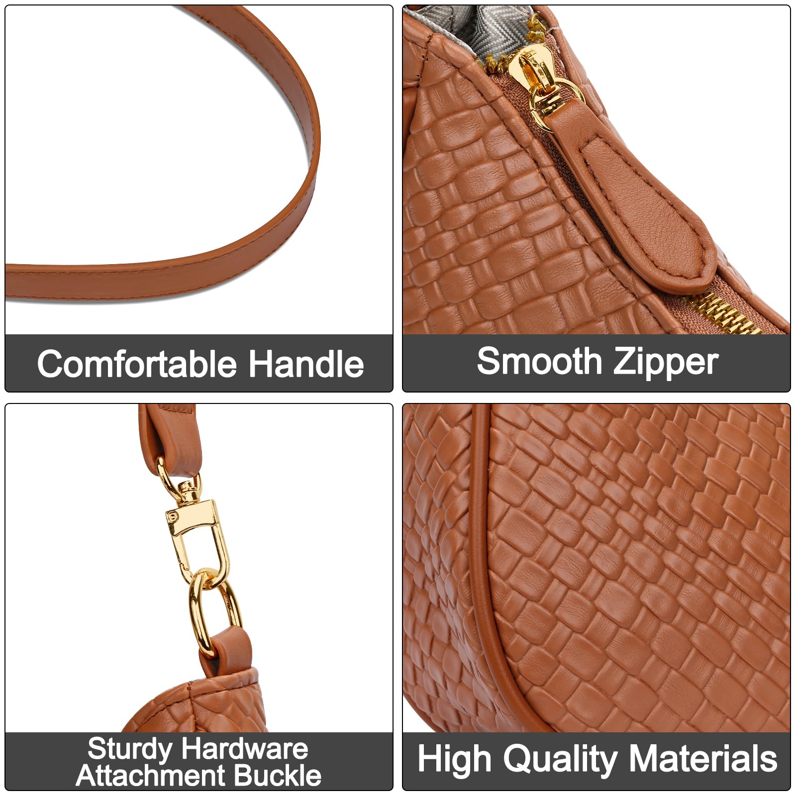 Stylish KKXIU Women's Shoulder Bag - Cute Hobo Purse, Retro Clutch & Underarm Handbag for Everyday Use, Work & Travel Accessories